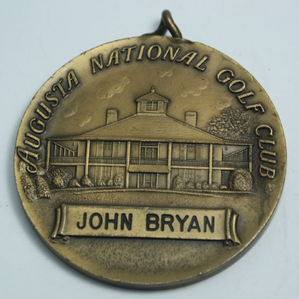 Augusta National Bronze Member Bag Tag