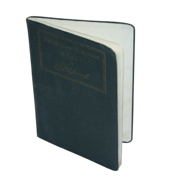Rights and Wrongs of Golf - Book by Bobby Jones