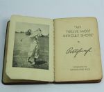 'My Twelve Most Difficult Shots' - Booklet by Bobby Jones