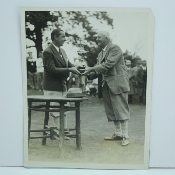 Walter Hagen Trophy Presentation Wire Photo - Ryder Cup