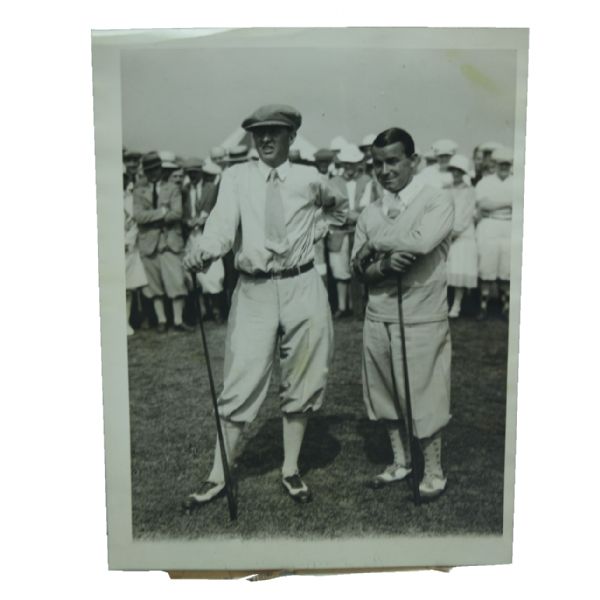 Gene Sarazen & Macdonald Smith Original Wire Photo