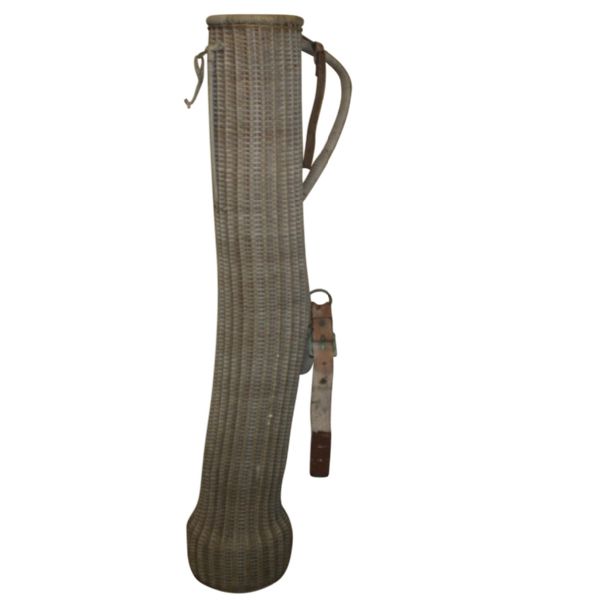 Early 1900’s Rare Antique Wicker Golf Bag