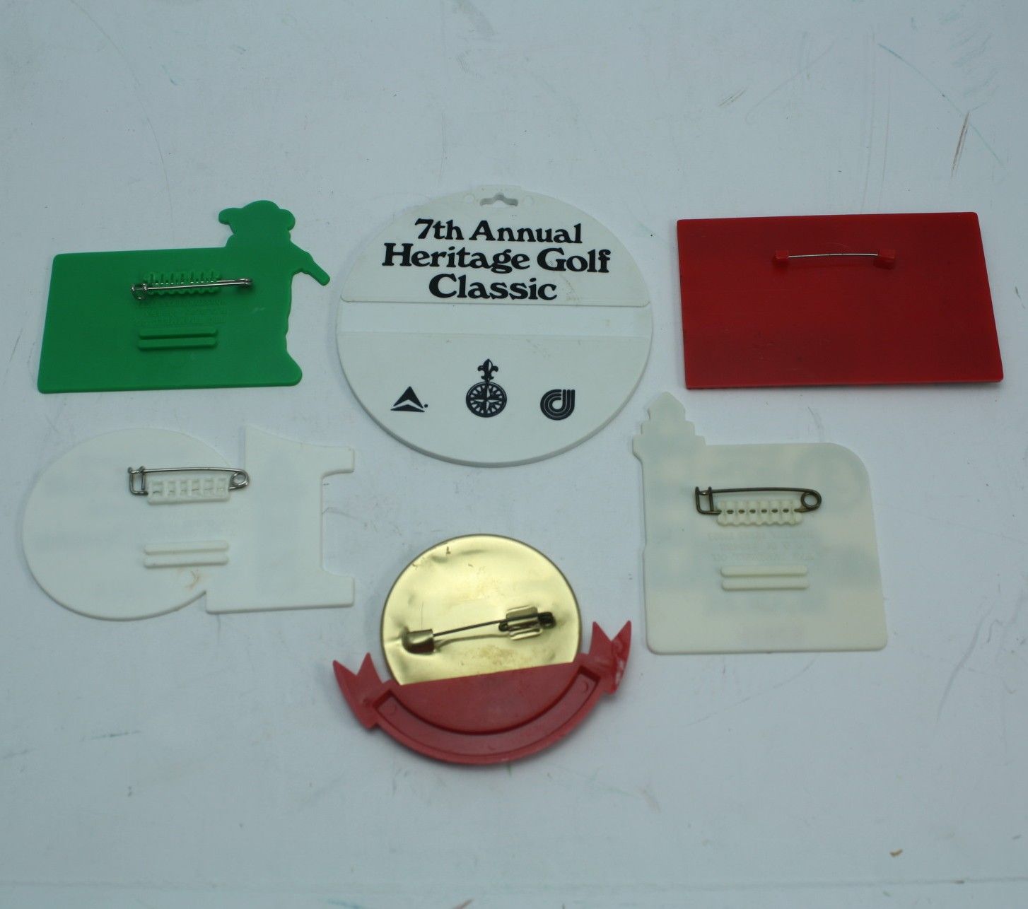 Lot Detail Lot of Six Vintage Heritage Classic PGA Tour 1970’s