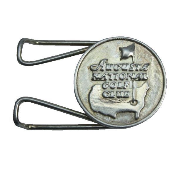 1979 Sterling Silver Augusta National Golf Club Money Clip - Garrard & Co. England