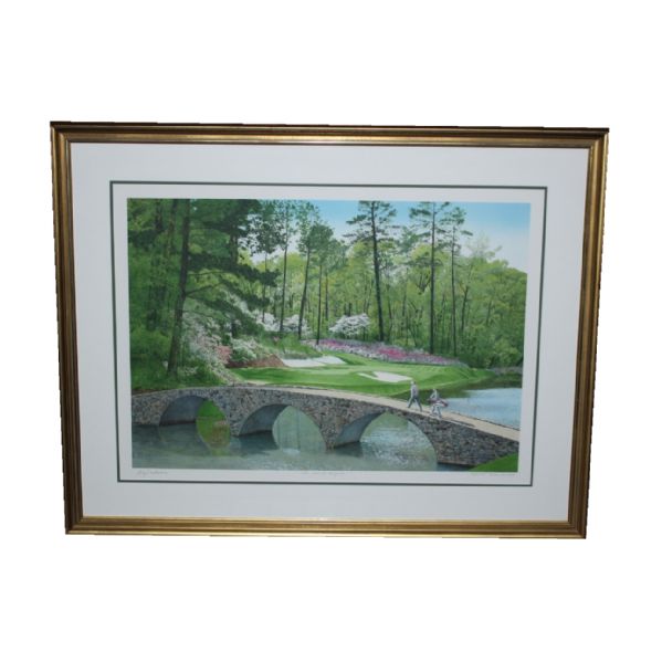 Byron Nelson Signed Ltd Edition The 12th At Augusta Helen Rundell Artists Proof #25/50