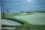 Tom Kite Signed Ltd Edition 'The 7th At Pebble Beach' Helen Rundell Artists Proof #25/50