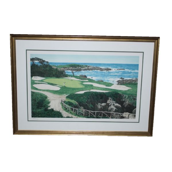 Curtis Strange Signed Ltd Edition 15th at Cypress Point Helen Rundell Artists Proof #25/50