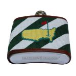 2015 Smathers And Branson Needlepoint Masters Flask-New Green/White Strip Design
