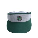 Augusta National Members Undated Grey with Green Bill Logo Visor