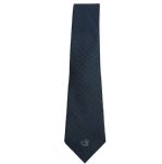 Augusta National Tie - Royal Blue/Green Square/Dot - 100% Italian Silk