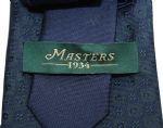 Augusta National Tie - Royal Blue/Green Square/Dot - 100% Italian Silk