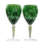 Augusta National Members Limited Emerald Cut Wine Glasses