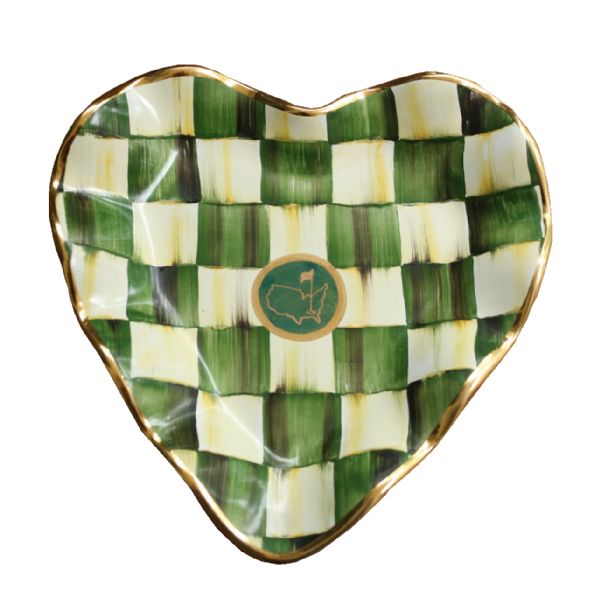 Mackenzie-Childs Augusta National Heart Plate - Exclusively Made