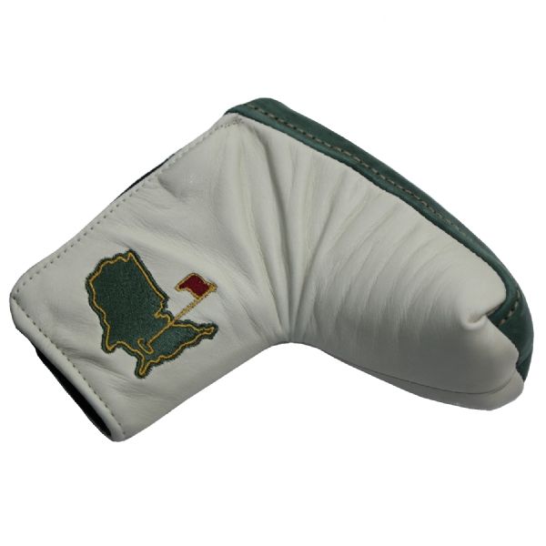 Augusta National Ltd Green and Cream Undated Putter Head Cover