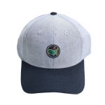 Augusta National Members Undated Grey with Blue Bill Logo Hat
