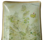 1933 Augusta National Map Depicted on Ceramic Candy Dish