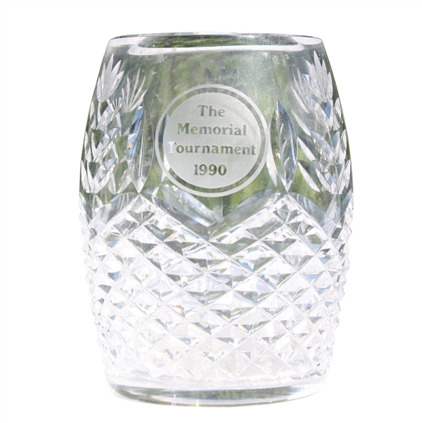 Players Gift 1990 The Memorial Tournament Crystal Vase - Mark Brooks Collection