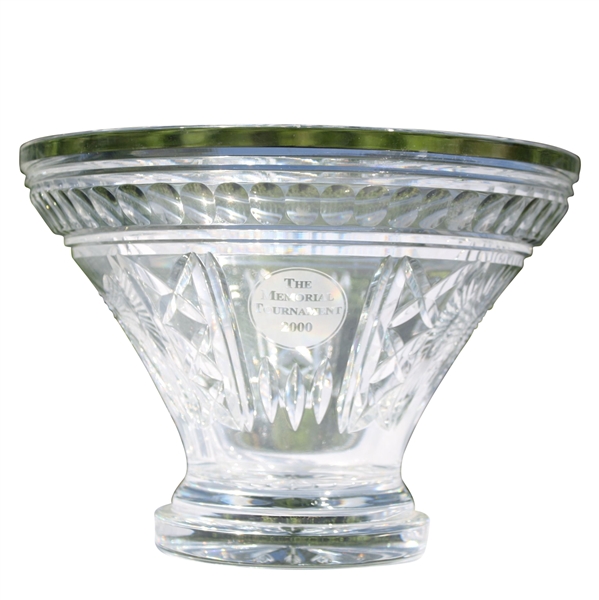 Players Gift 2000 Memorial Tournament Crystal Bowl - Mark Brooks Collection