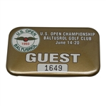 Mark Brooks 1993 US Open Baltursol Guest Badge #1649