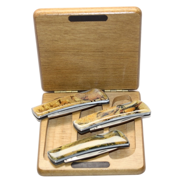 1991 Greater Greensboro Open KMart Set of Three Decorative Knives