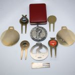 Miscellaneous Mark Brooks Collection Lot of Bag Tags, Divot Tools, and other