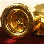 1989 Michigan 500 Pro-Am Winners Trophy won by Mark Brooks - 24 Karat Gold Plated