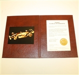 1989 Michigan 500 Pro-Am Winners Trophy won by Mark Brooks - 24 Karat Gold Plated