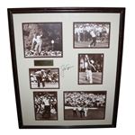 Jack Nicklaus Signed Matted Multi-Photo Display JSA COA