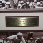 Jack Nicklaus Signed Matted Multi-Photo Display JSA COA
