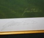 Steve Elkington Signed PGA Champ. Riviera 18th Hole Framed Baxter Print Ltd Ed 463/850 