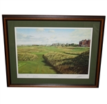 Justin Leonard Signed 1999 Royal Troon 18th Hole Baxter Ltd Ed Print 48/150