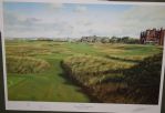 Justin Leonard Signed 1999 Royal Troon 18th Hole Baxter Ltd Ed Print 48/150