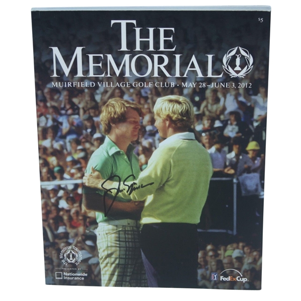 Jack Nicklaus Signed Memorial Magazine - With Tom Watson JSA COA