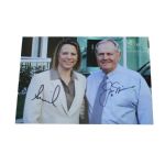 Jack Nicklaus and Annika Sorenstam Signed Photo JSA COA