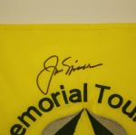 Jack Nicklaus Signed Undated Memorial Embroidered Flag JSA COA