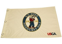 2014 US Open White Embroidered Flag