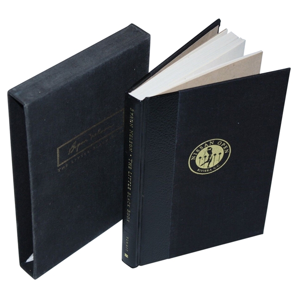 Byron Nelson Signed Book The Little Black Book - Nissan Open JSA COA