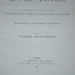 'British Golf Links' - 1897 Book