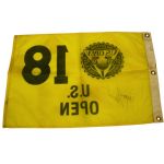Payne Stewart Signed 1991 US Open at Hazeltine Flag Hard To Find!  JSA COA