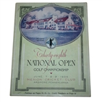 1934 US Open Program-Fully Intact With Strong Binding-One to Own!
