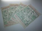 1962 Masters Pairing Sheets - Thurs-Sun - Palmer's Third Masters Win