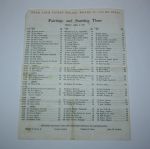 1962 Masters Pairing Sheets - Thurs-Sun - Palmer's Third Masters Win