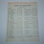 1962 Masters Pairing Sheets - Thurs-Sun - Palmer's Third Masters Win