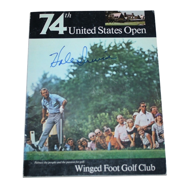 Hale Irwin Signed 1974 US Open Program JSA COA