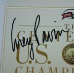 Corey Pavin Signed 1995 US Open Program JSA COA
