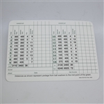 Sarazen, Snead, and Nelson Signed Augusta National Scorecard with Photo JSA COA