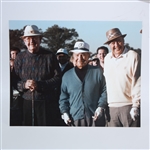 Sarazen, Snead, and Nelson Signed Augusta National Scorecard with Photo JSA COA