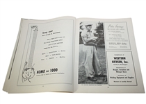 1952 US Amateur Program - Seattle Golf and CC - with Signed Winner Jack Westland Cut JSA COA