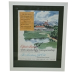 Jack Nicklaus Signed 1959 US Amateur Championship Program - Broadmoor CC JSA COA