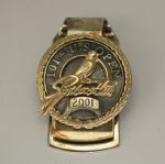 2001 Southern Hills 100% Sterling Silver and Yellow Gold Money Clip #29/100